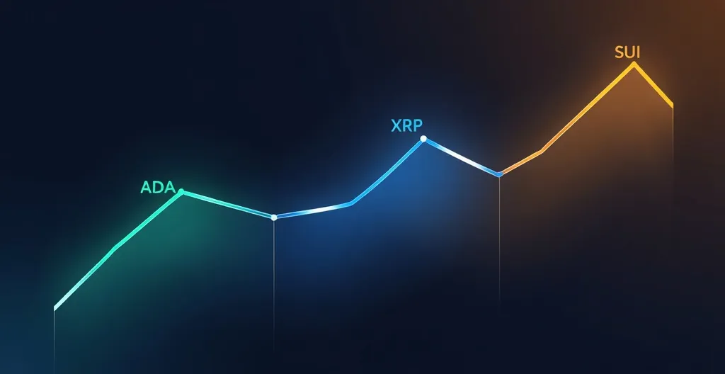 ADA Leads SUI and XRP as July 1 Charts Split Into Breakout, Recovery and Range Trading