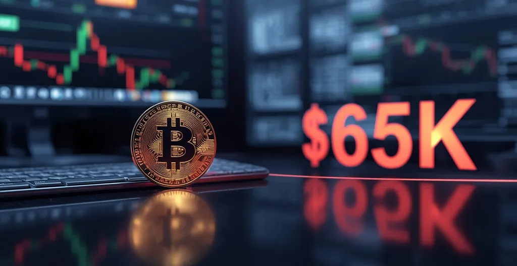 Bitcoin Holds Near $64,800 as $65,000 Resistance and ETF Flows Shape the Week