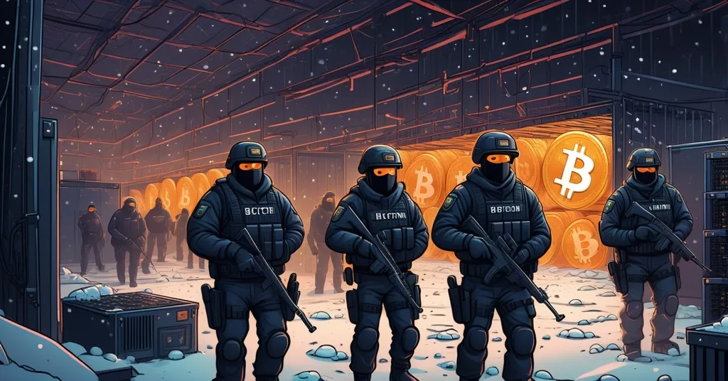 Russian Police Bust Massive Illegal Bitcoin Mining Operation in St. Petersburg with 2,700 Rigs Seized
