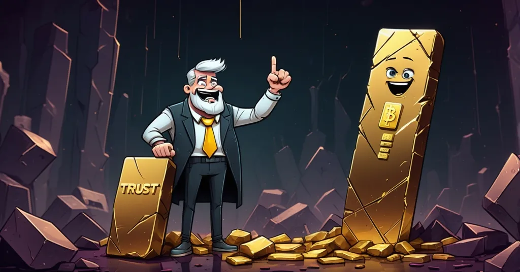 CZ Slams Schiff’s Tokenized Gold as ‘Trust Me Bro’ Amid Gold Price Crash