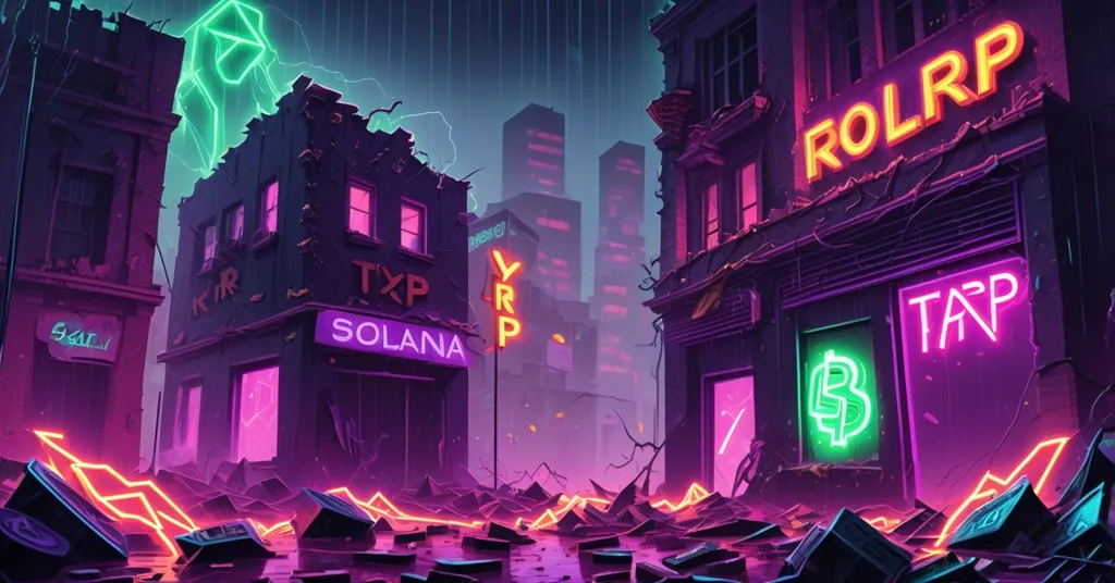 SOL, XRP, Hedera Crash with Dead Cat Bounces as Digitap ($TAP) Presale Draws Risky Bets