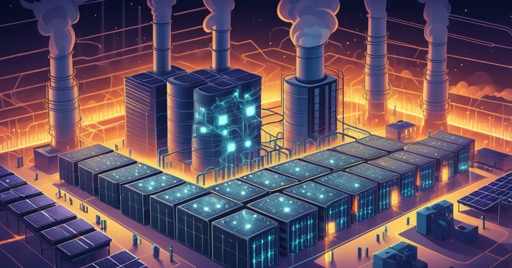 AI Energy Crisis Mirrors Bitcoin’s Power Woes as Tech Giants Struggle with Climate Goals