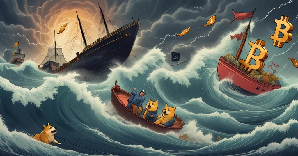 Crypto Crash: $1.3B Liquidation Hits Bitcoin, Ethereum at $3K, Dogecoin Holds Strong