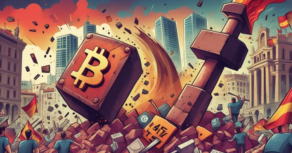 Spain’s 47% Crypto Tax Proposal Sparks Outrage: Will It Crush the Market?