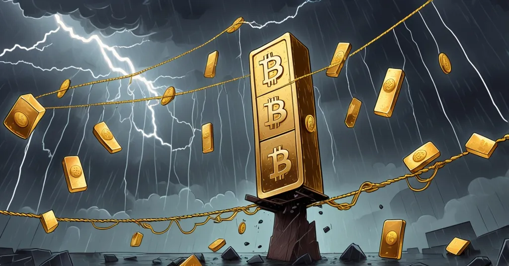 Arthur Hayes Warns: Tether’s $10B Bitcoin, $13B Gold Bet Risks USDT Peg Collapse