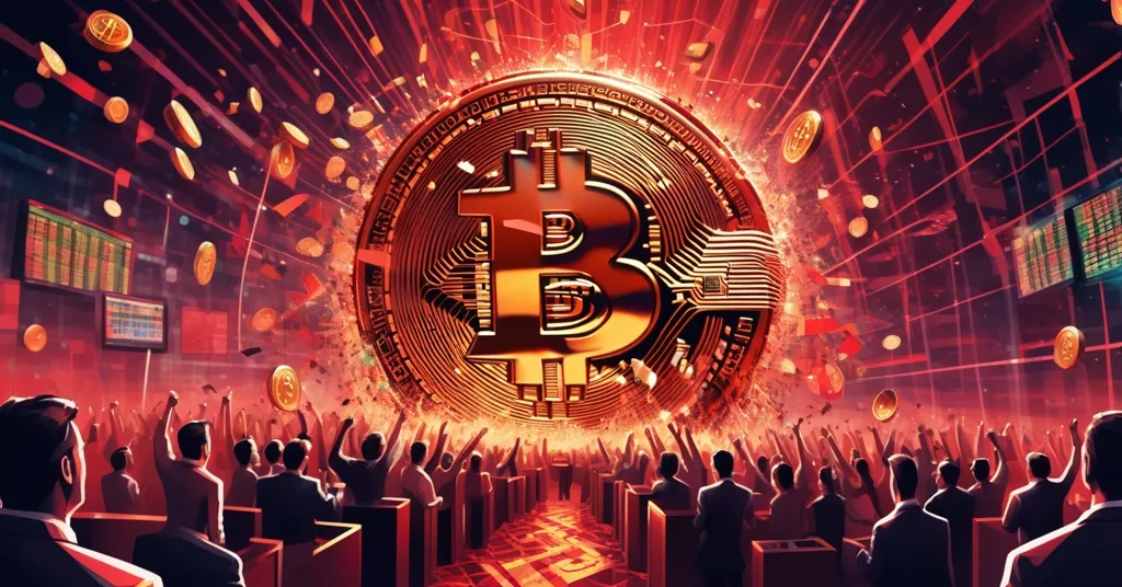 Bitcoin Leverage Soars: Traders Bet Big on $70,000 Breakout Amid $210M Liquidations