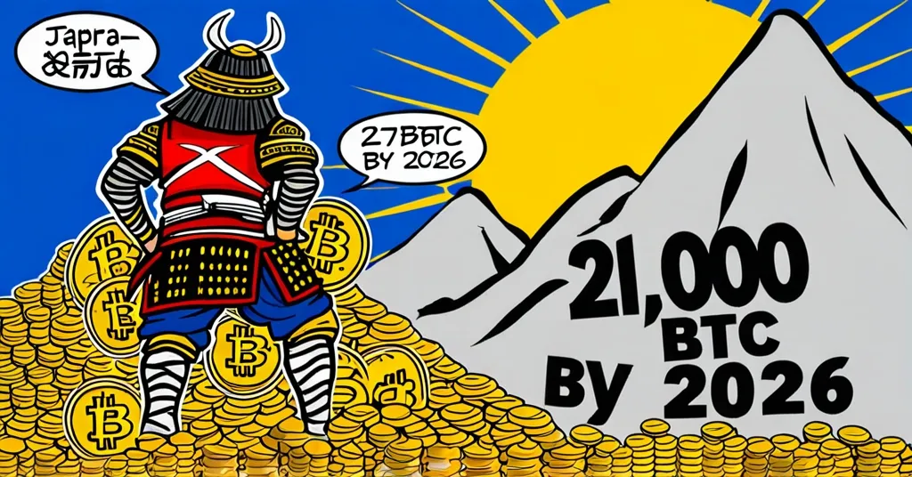 Metaplanet Surges to 3,050 BTC, Aims for 21,000 by 2026