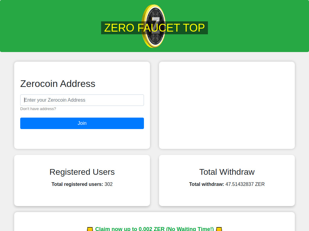 https://zerofaucet.top
